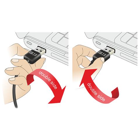 2m USB 2.0 A - miniUSB m / m, 2.0, USB A, Mini-USB A - Foto 1